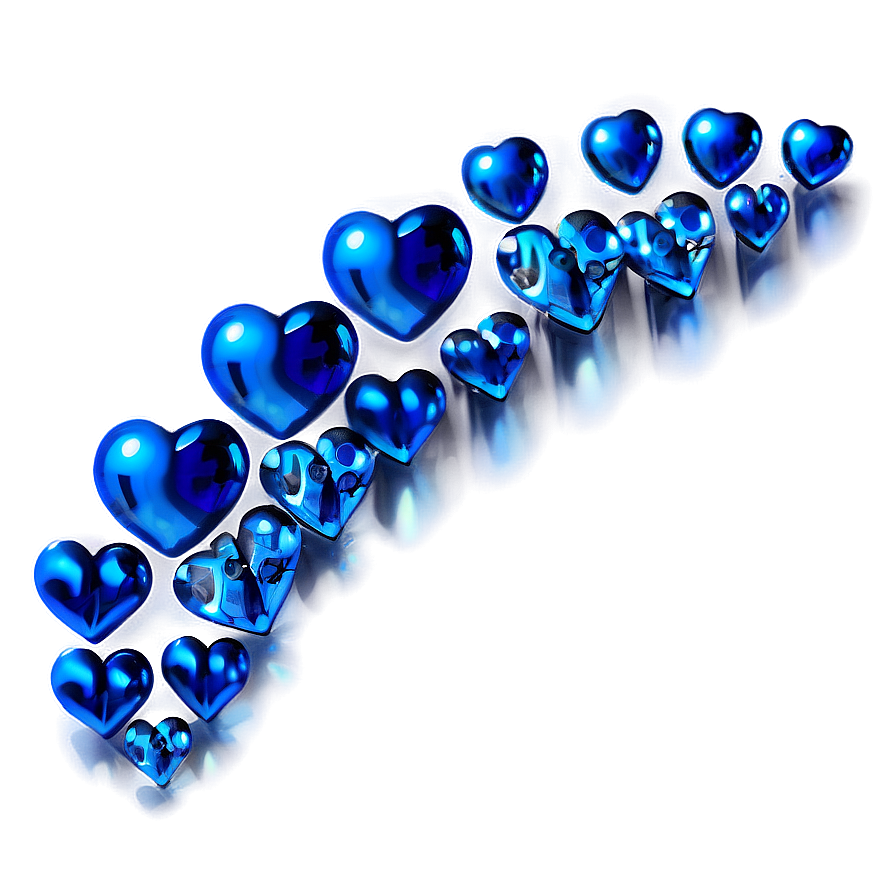 Transparent Blue Heart Png Okc PNG