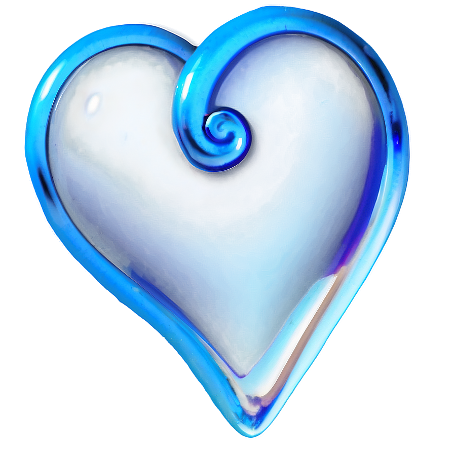 Transparent Blue Heart Png Wgj PNG