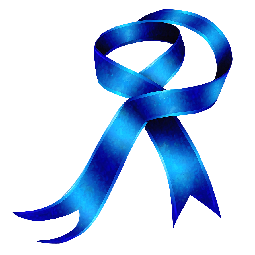 Download Transparent Blue Ribbon Png Hev | Wallpapers.com