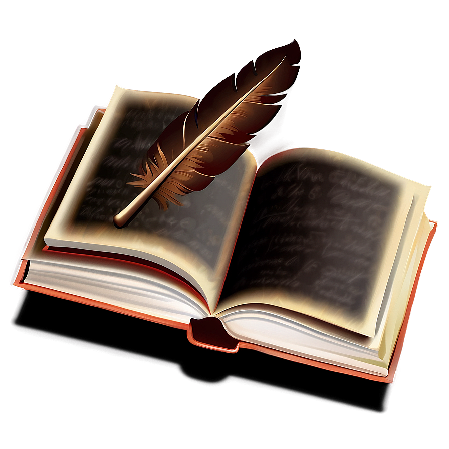 Transparent Book And Quill Png Jcu PNG