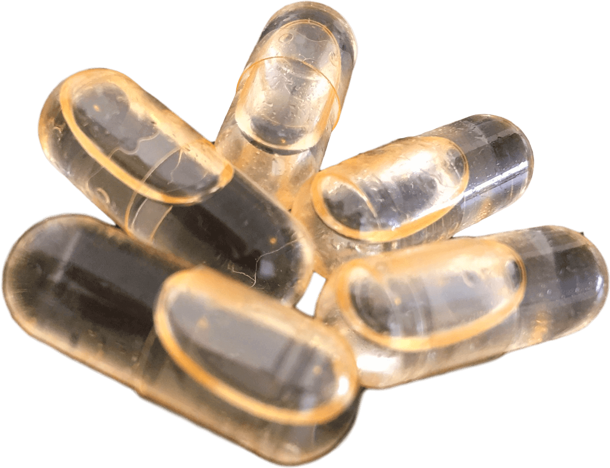 Transparent Capsules Isolated PNG