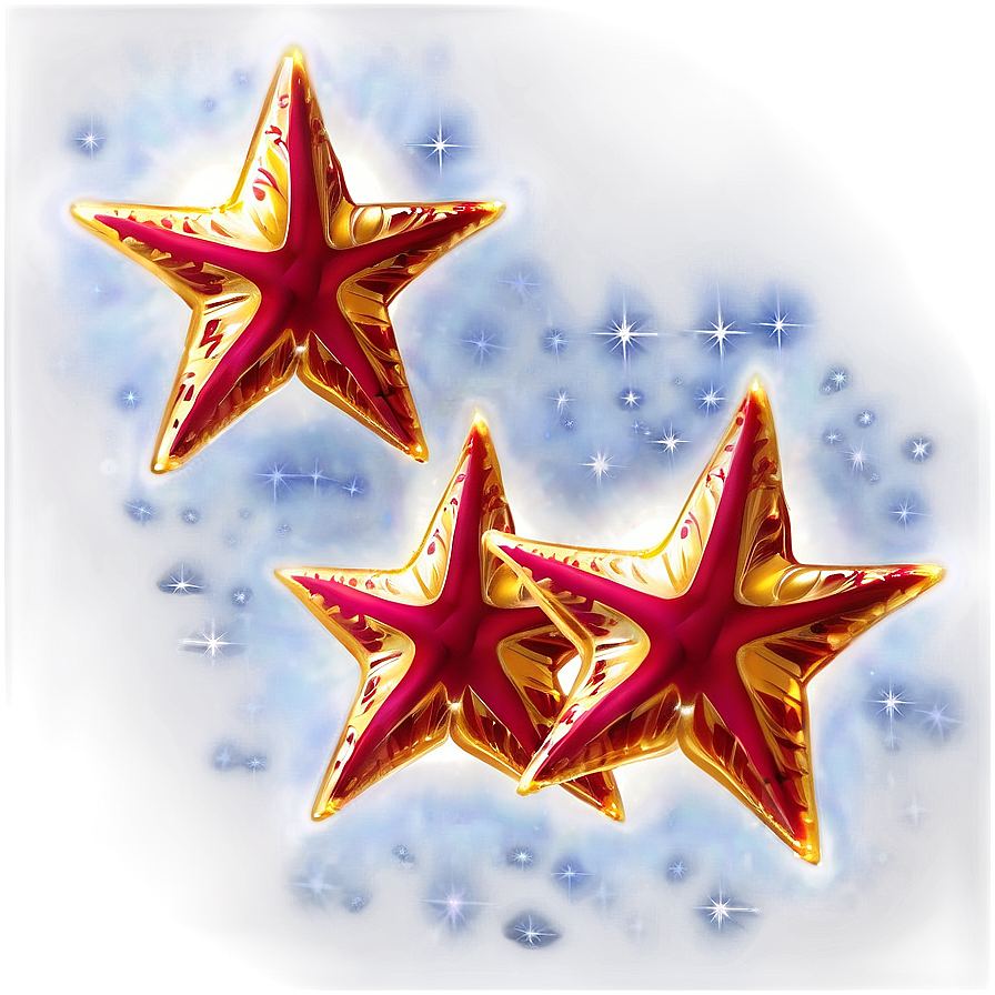 Transparent Christmas Stars Png 33 PNG