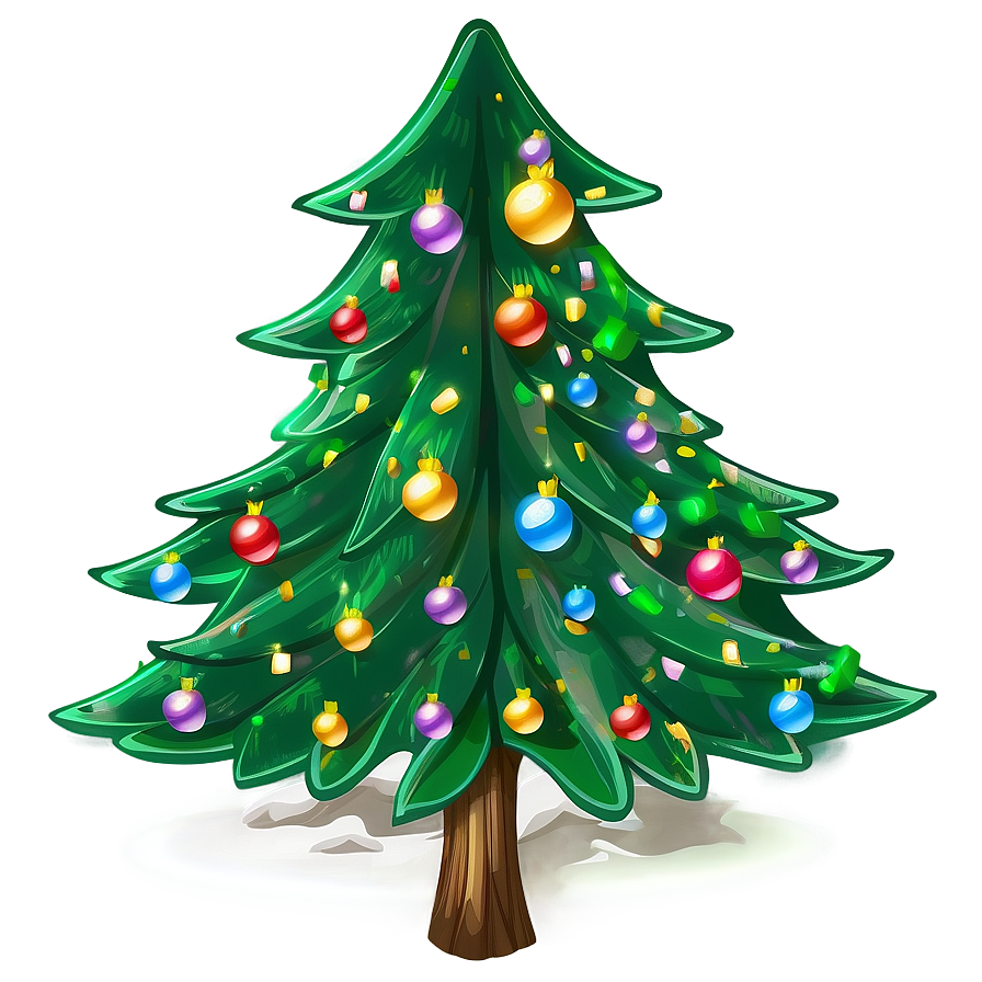 Transparent Christmas Tree Outline Png 53 PNG