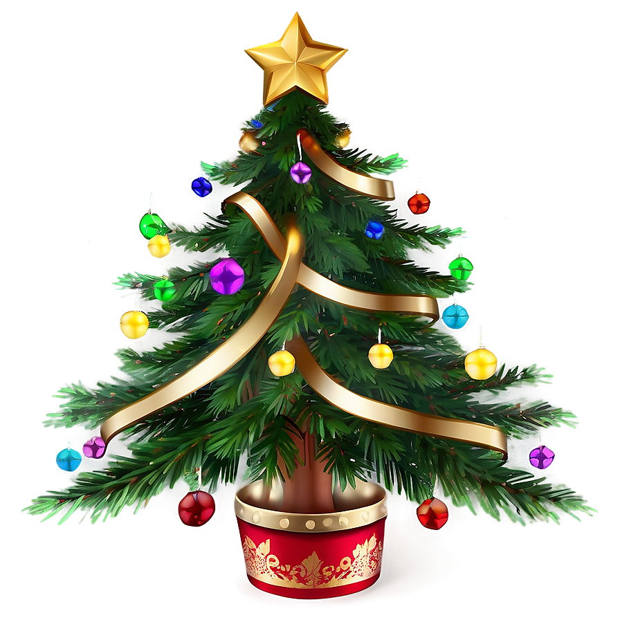 Transparent Christmas Tree Top View Png Uop52 PNG