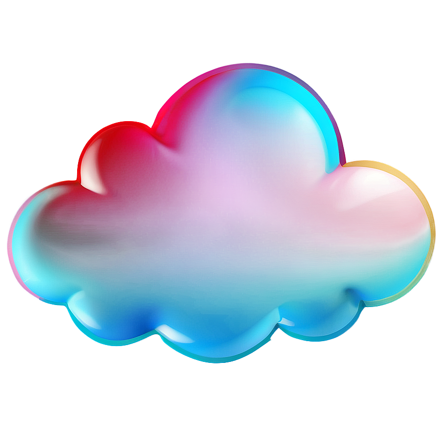 Transparent Cloud Emoji Png 06272024 PNG