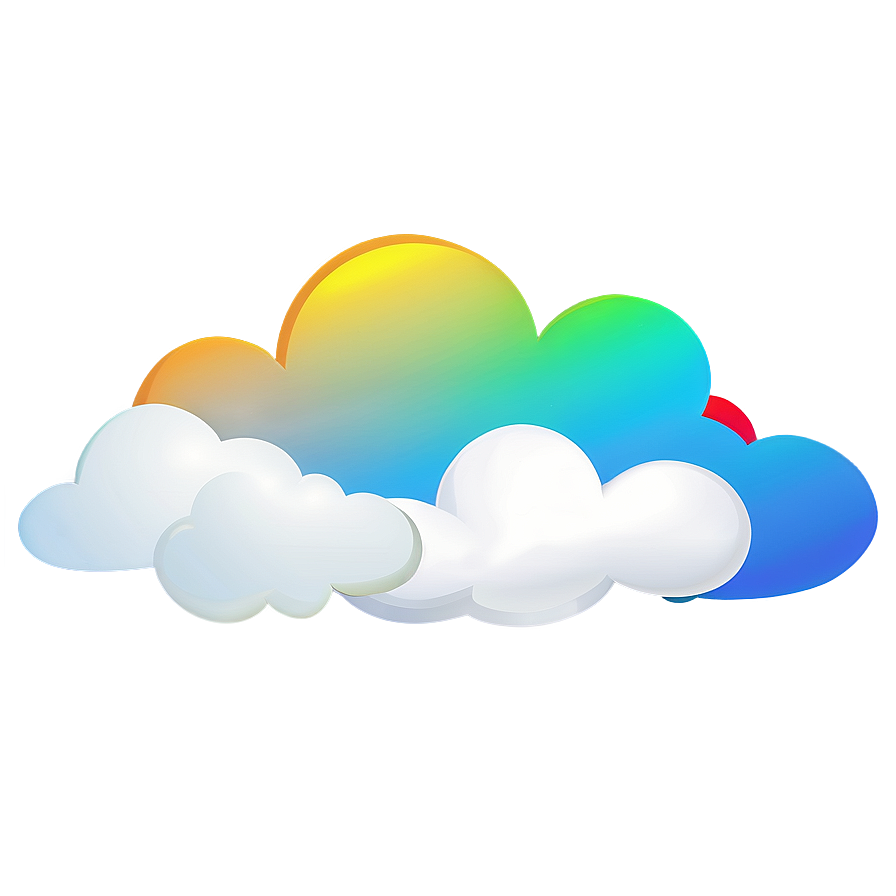 Transparent Cloud Set Png 05252024 PNG