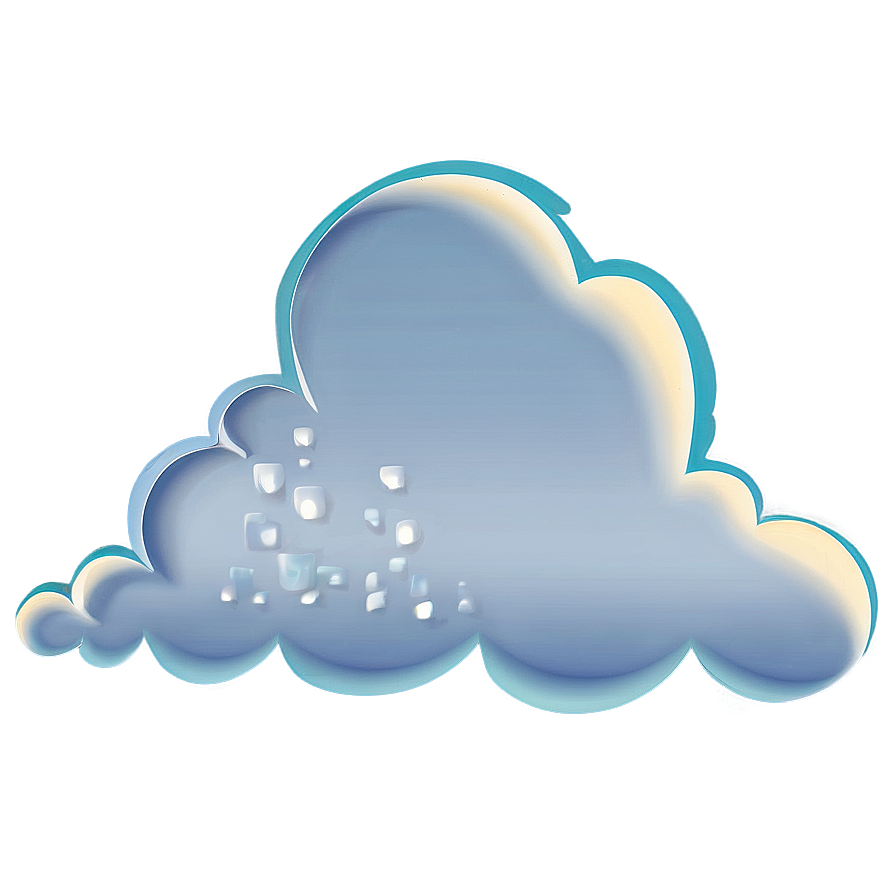 Transparent Cloud Vector Png 05252024 PNG