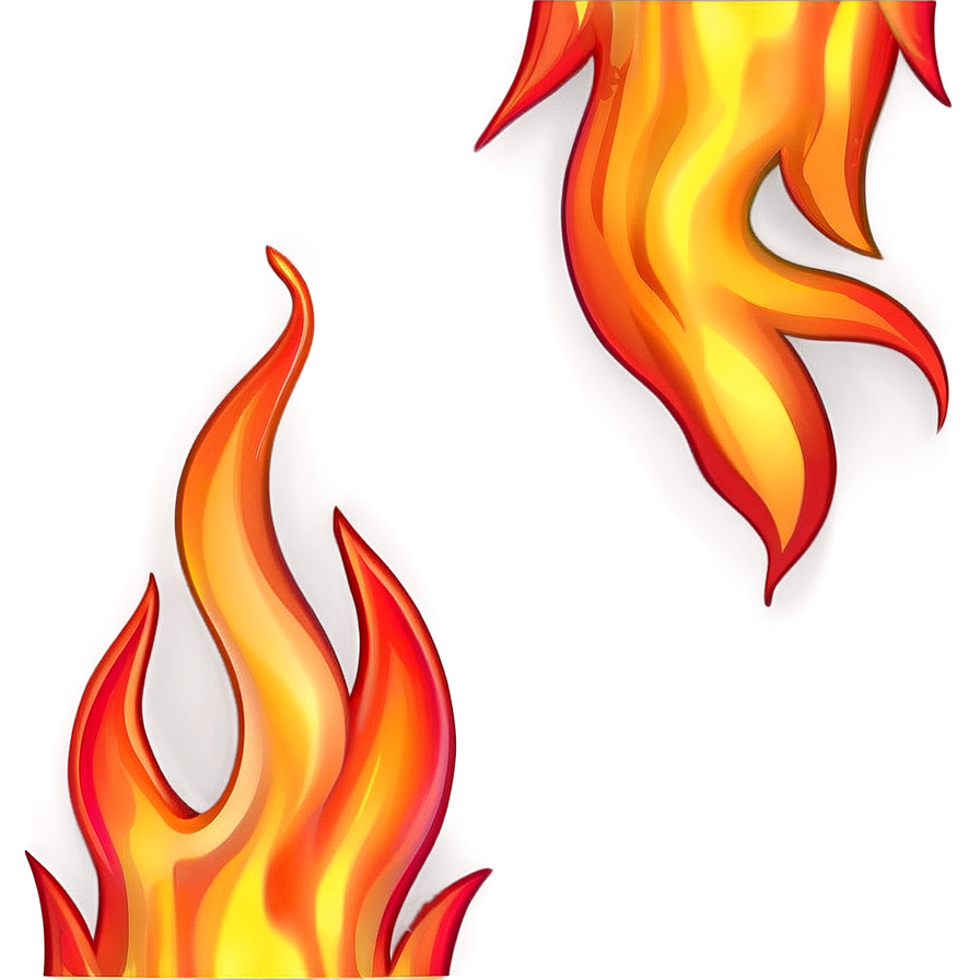 Transparent Fire Emoji Png 05262024 PNG