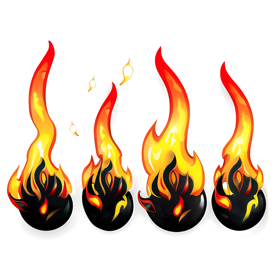 Transparent Fire Emoji Png 05262024 PNG