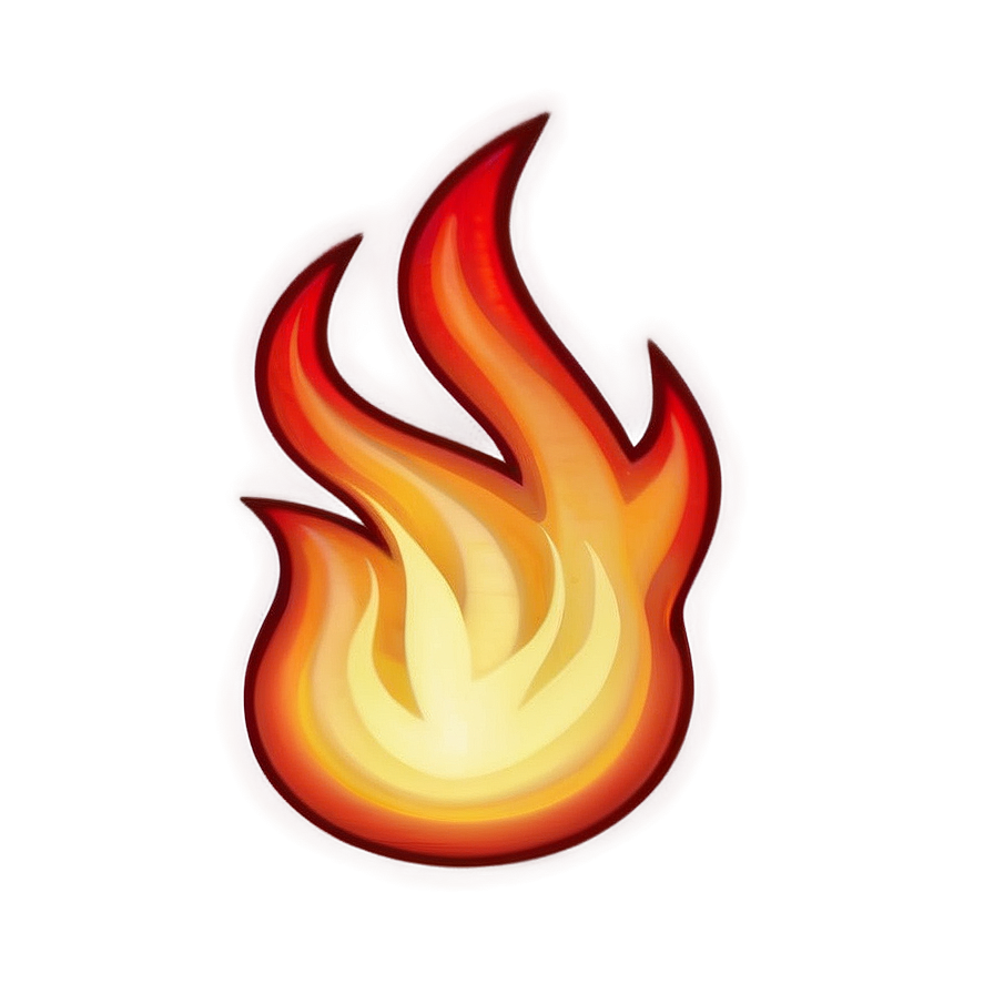 Transparent Fire Pattern Png 6 PNG