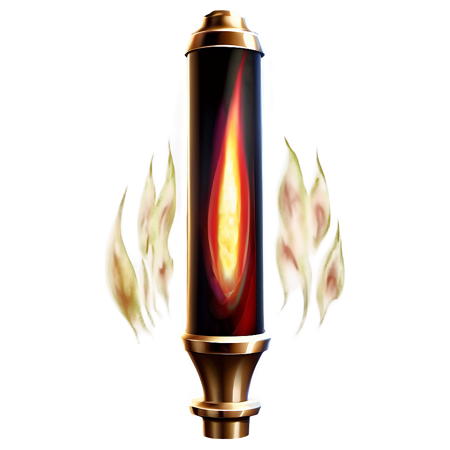 Transparent Fire Torch Png Aqu1 PNG