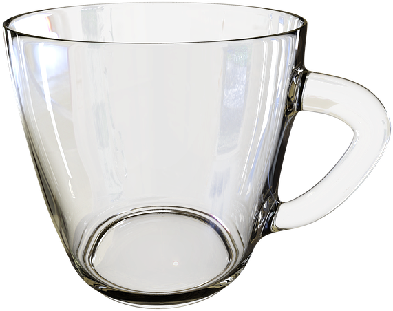 Transparent Glass Cup PNG
