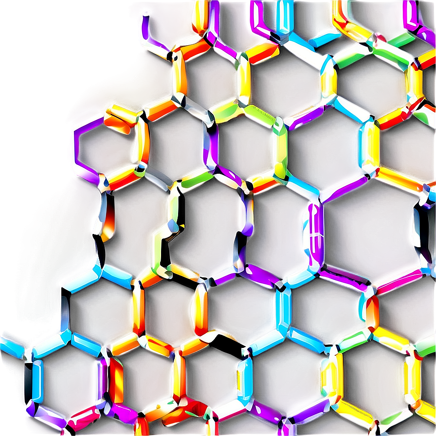 Transparent Hexagon Pattern Png 06202024 PNG