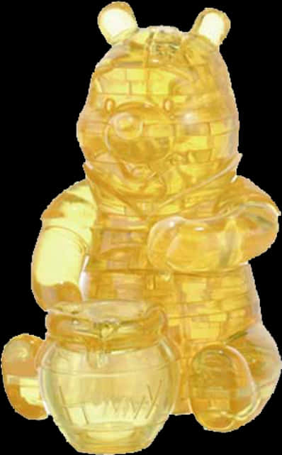 Transparent Honey Texture Winnie The Pooh PNG
