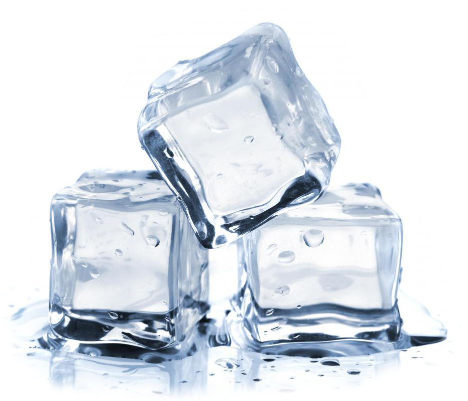 Transparent Ice Cubeson White Background.png PNG