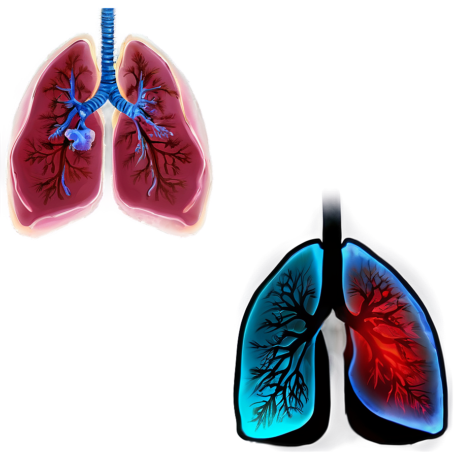 Transparent Lung Background Png 06112024 PNG