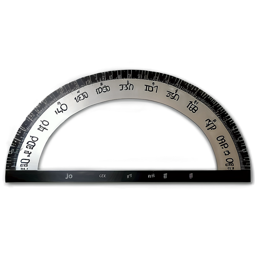 Transparent Protractor For Math Png 8 PNG