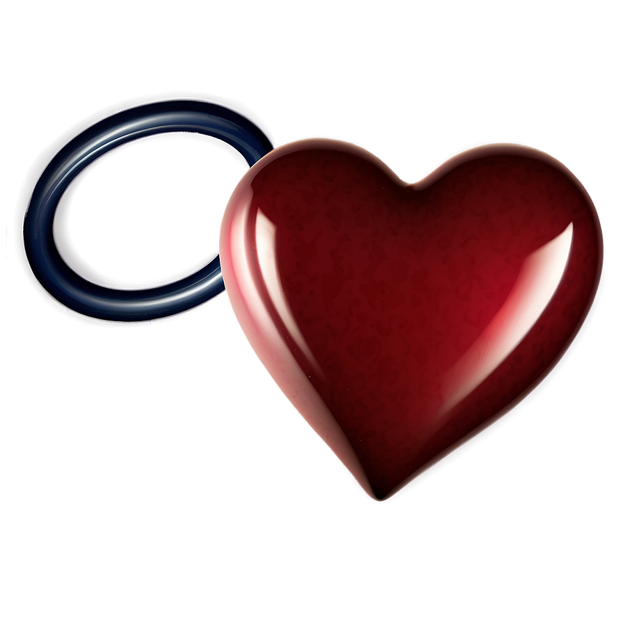 Transparent Red Heart Emoji Png Ogi PNG