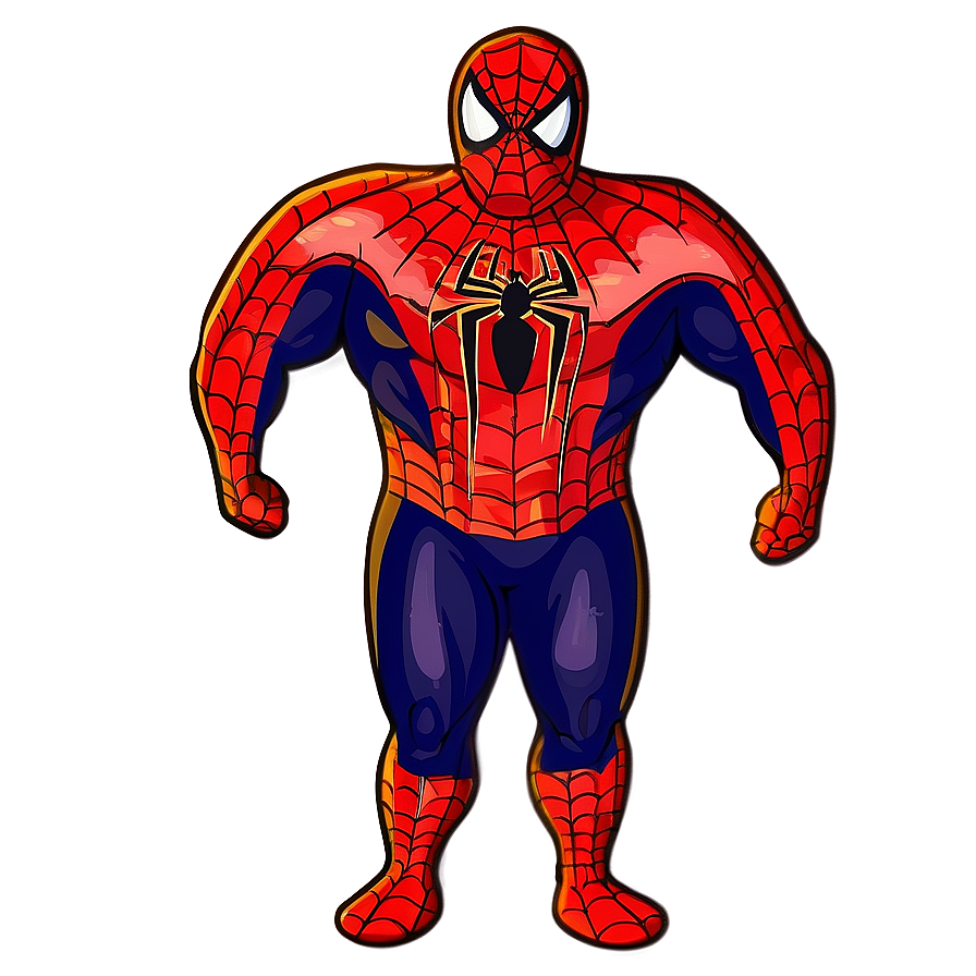 Transparent Spiderman Design Png Tam31 PNG