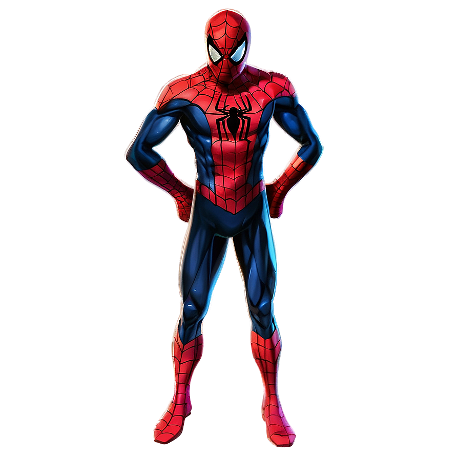 Transparent Spiderman Game Art Png 05262024 PNG