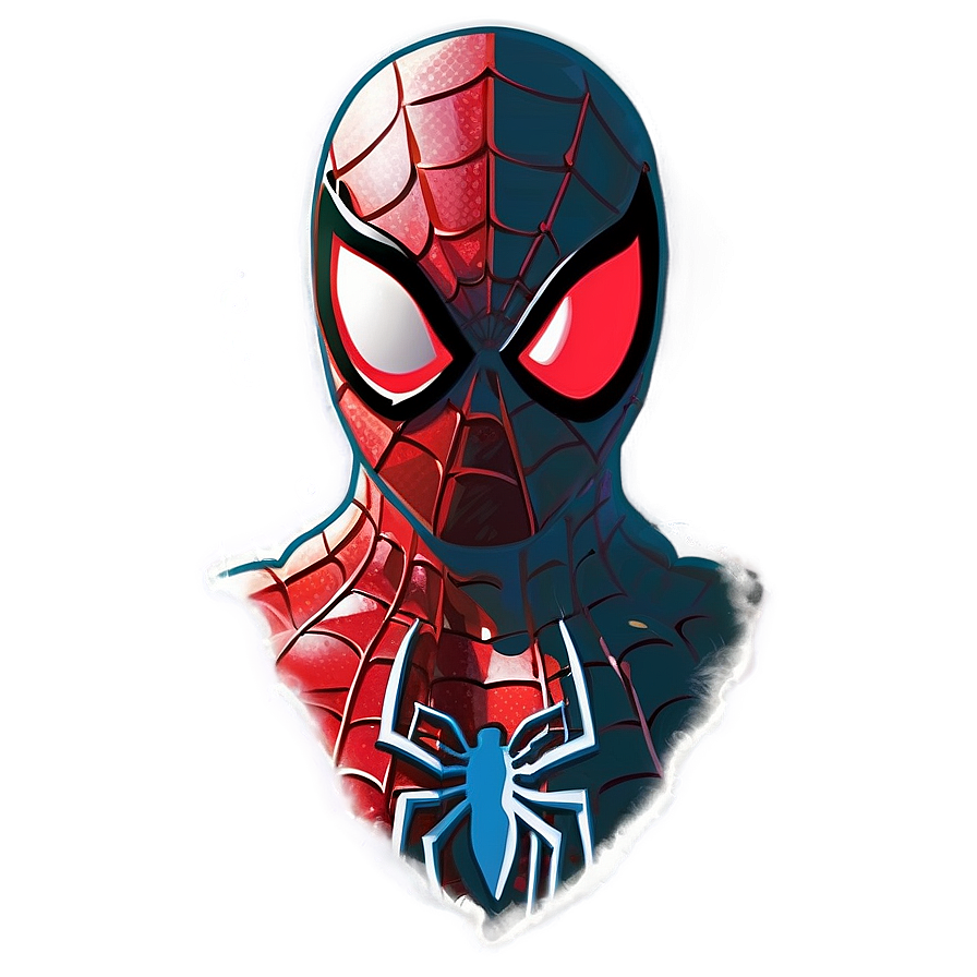 Transparent Spiderman Sticker Png 05262024 PNG