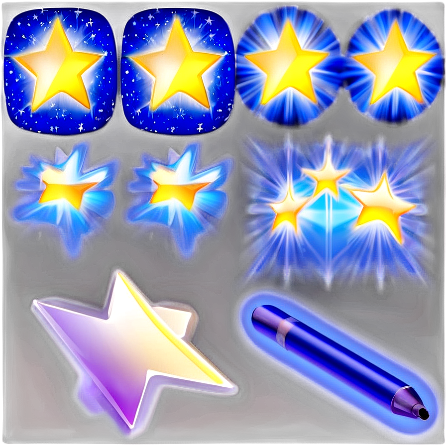 Transparent Stars For Editing Png 05252024 PNG