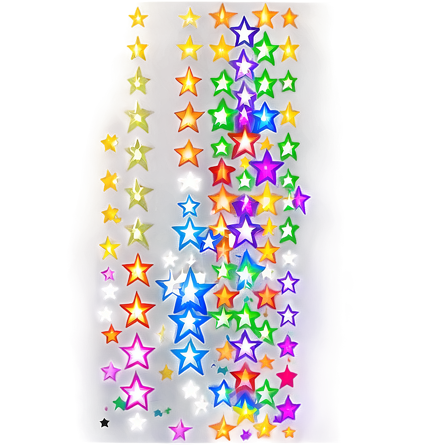 Transparent Stars Pattern Png 05252024 PNG