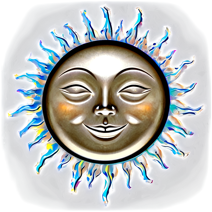 Transparent Sun With Face Png 14 PNG