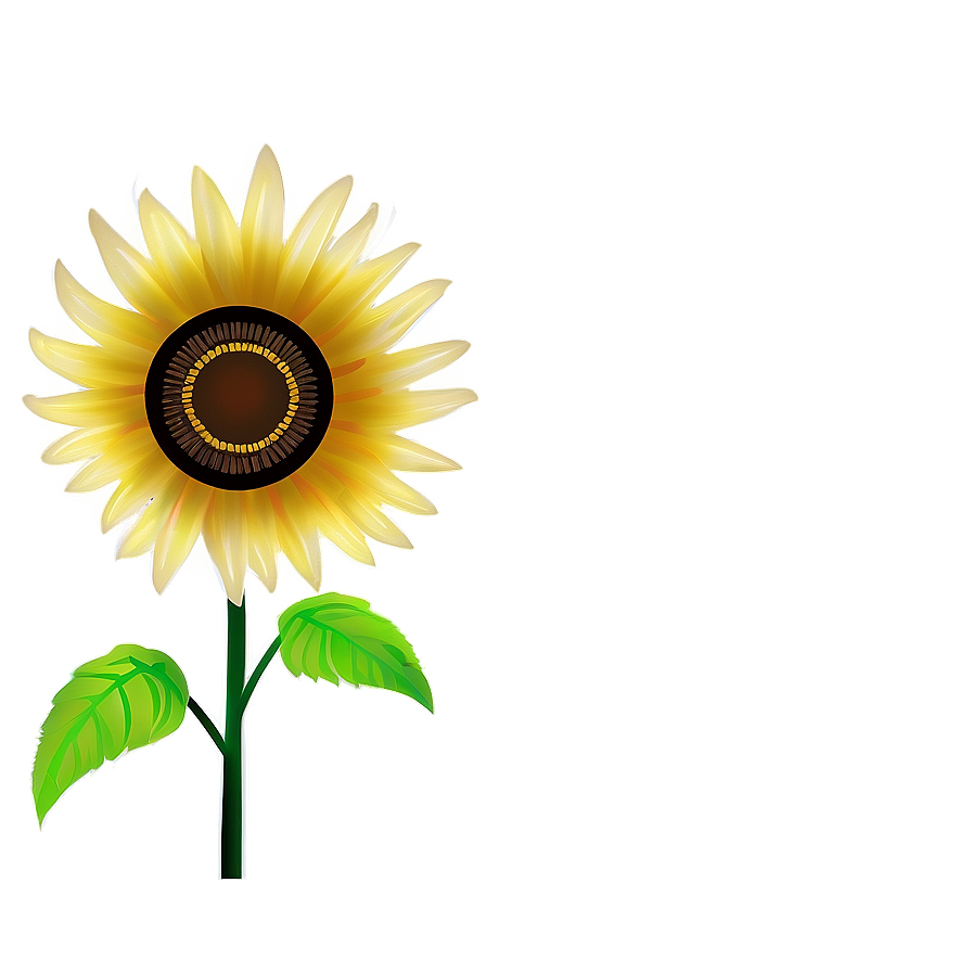 Transparent Sunflower Illustration Png Uad PNG