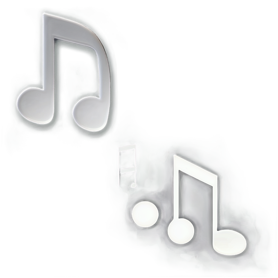 Transparent White Music Note Png 39 PNG