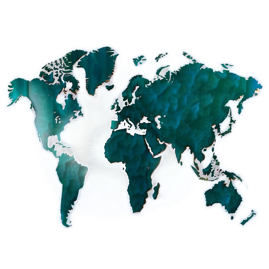 Transparent World Map Png Cif84 PNG