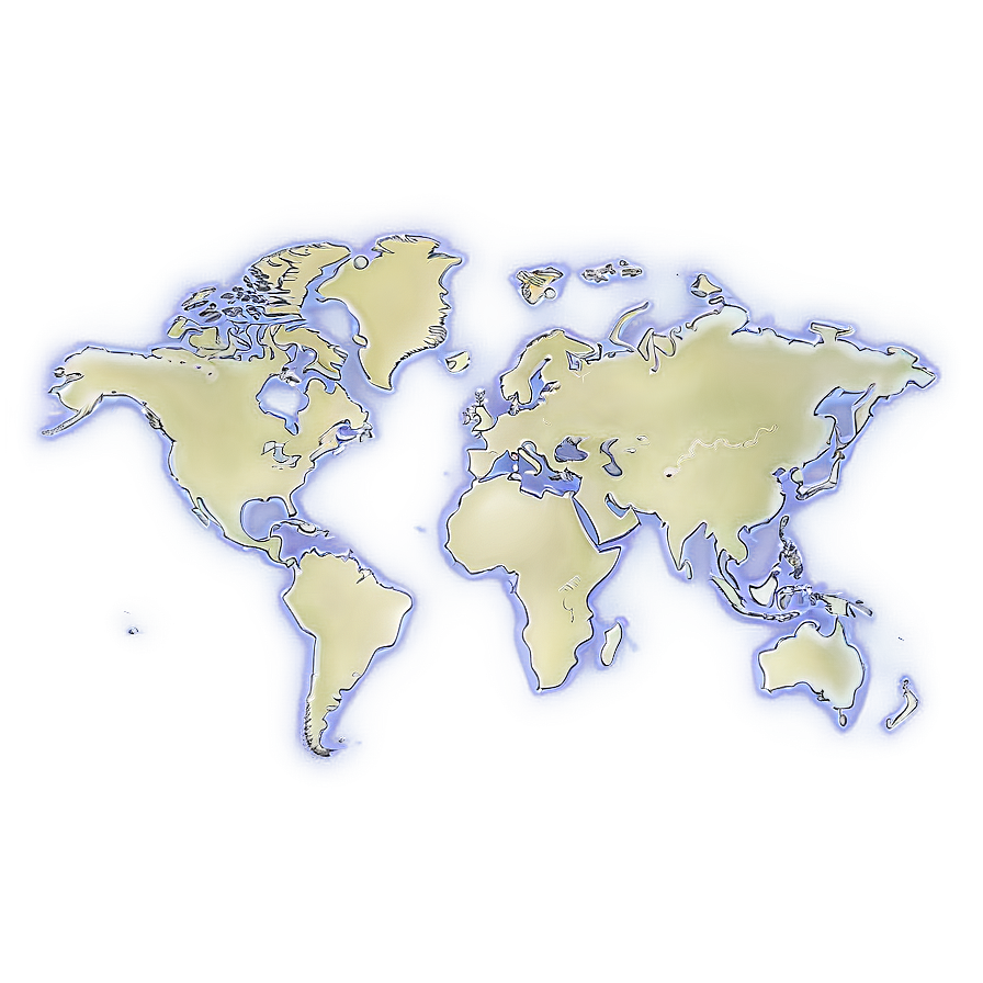 Transparent World Map Png Dwh PNG