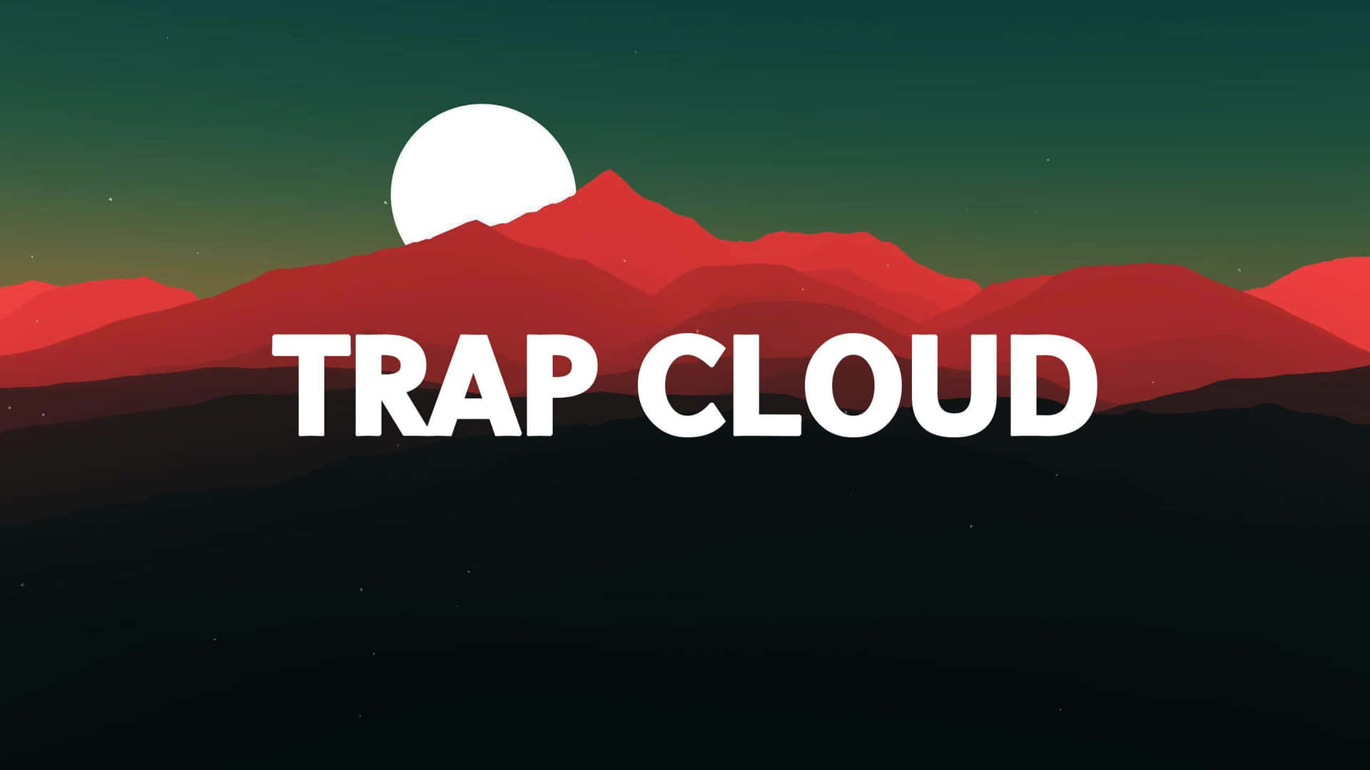 Trap Cloud Mountain Sunset Wallpaper