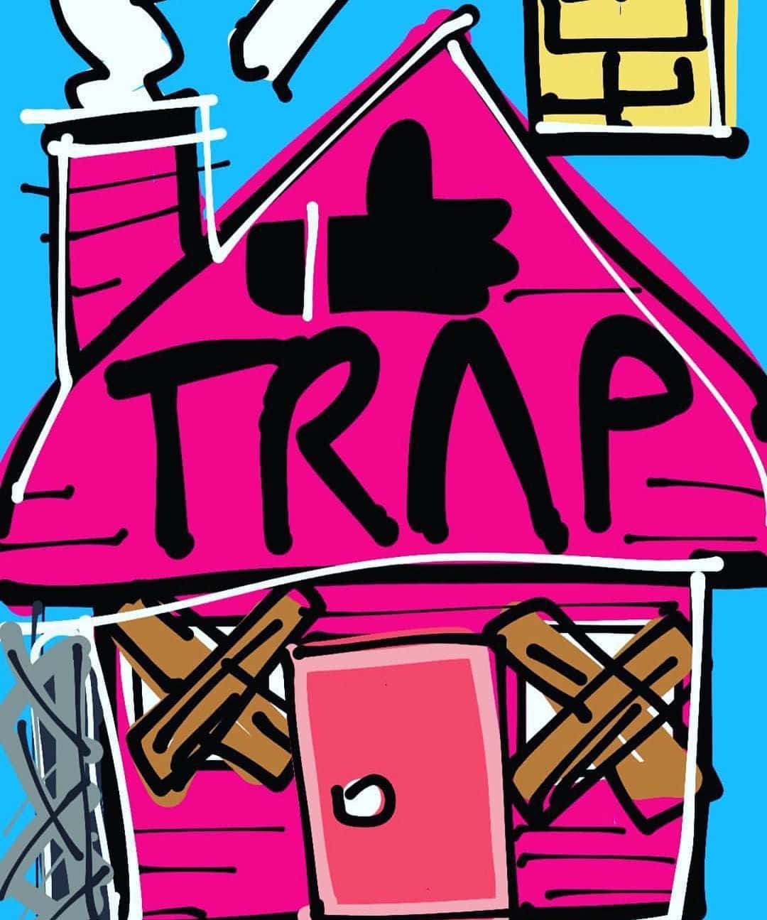 Genießedie Spannung Des Trap House. Wallpaper