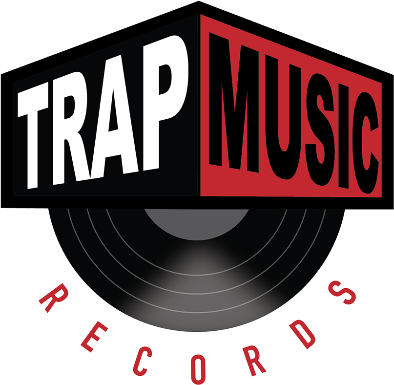Trap Music Records Logo Vinyl Design PNG