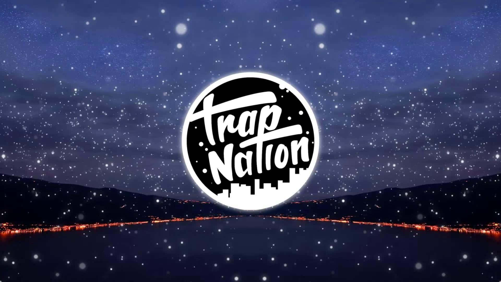 Trap Nation Logo Night Sky Wallpaper