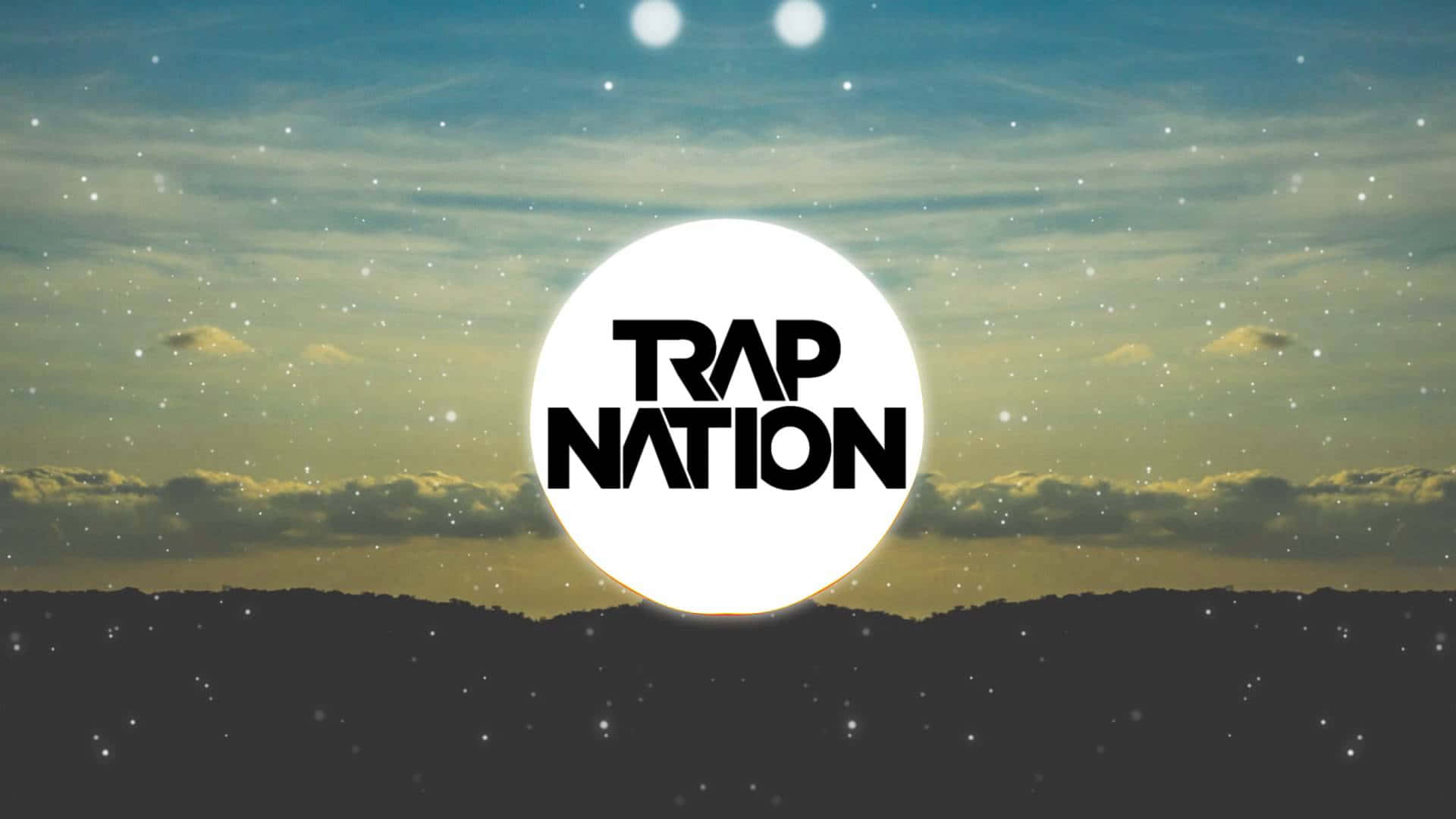 Logo Trap Nation Di Bawah Langit Berbintang Wallpaper