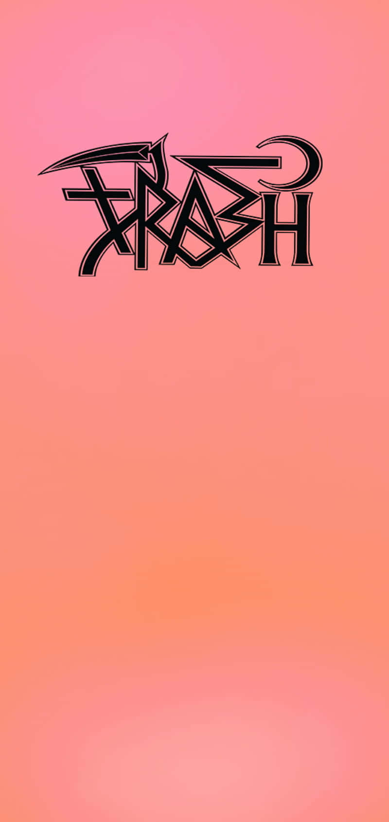 Hot Pink Trash Gang Logo Wallpaper
