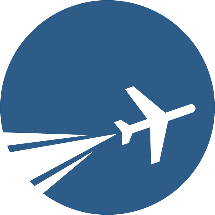 Travel Airplane Logo Design PNG