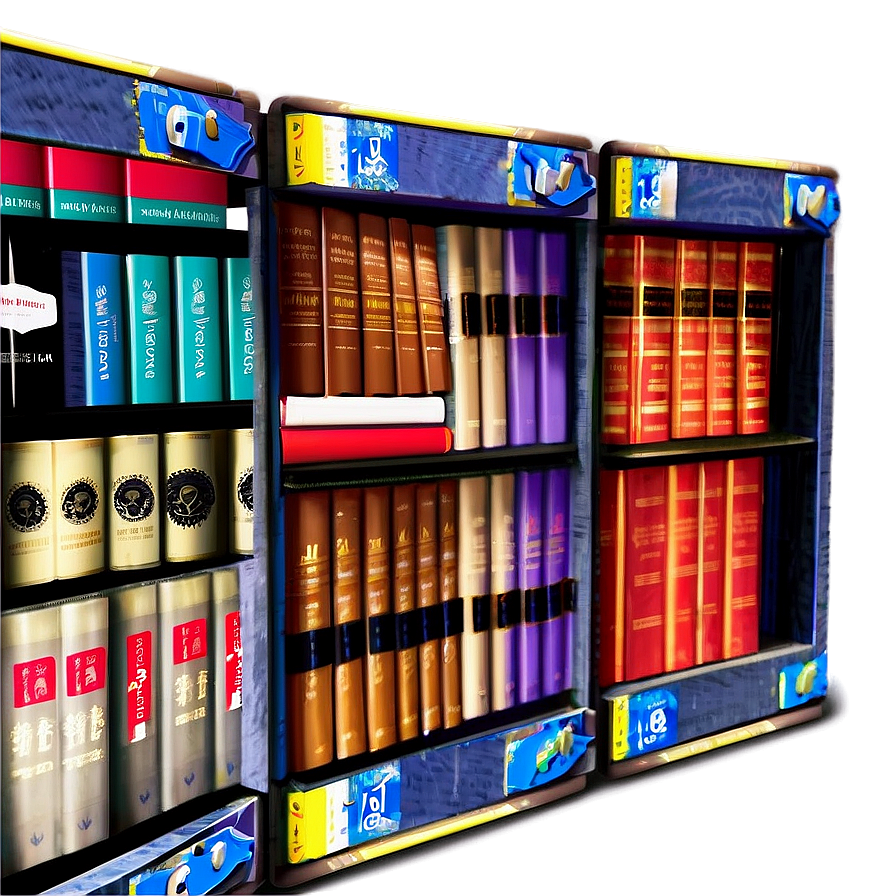 Travel Books On Shelf Png Ldk82 PNG