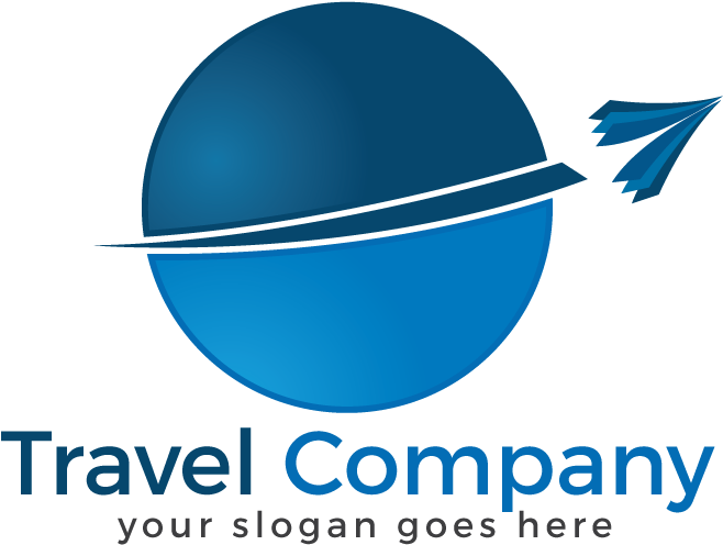Travel Company Logo Design PNG