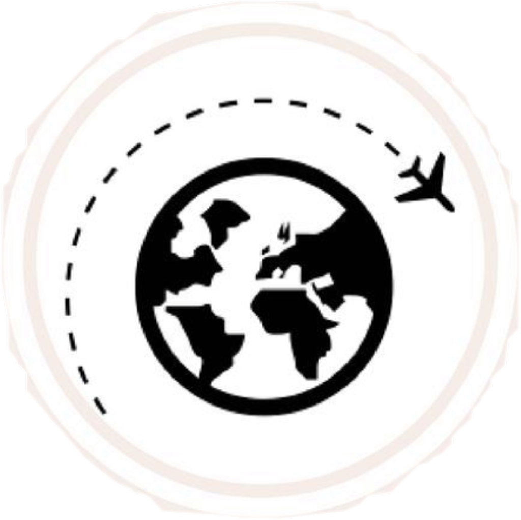 Travel Icon Airplaneand Globe PNG