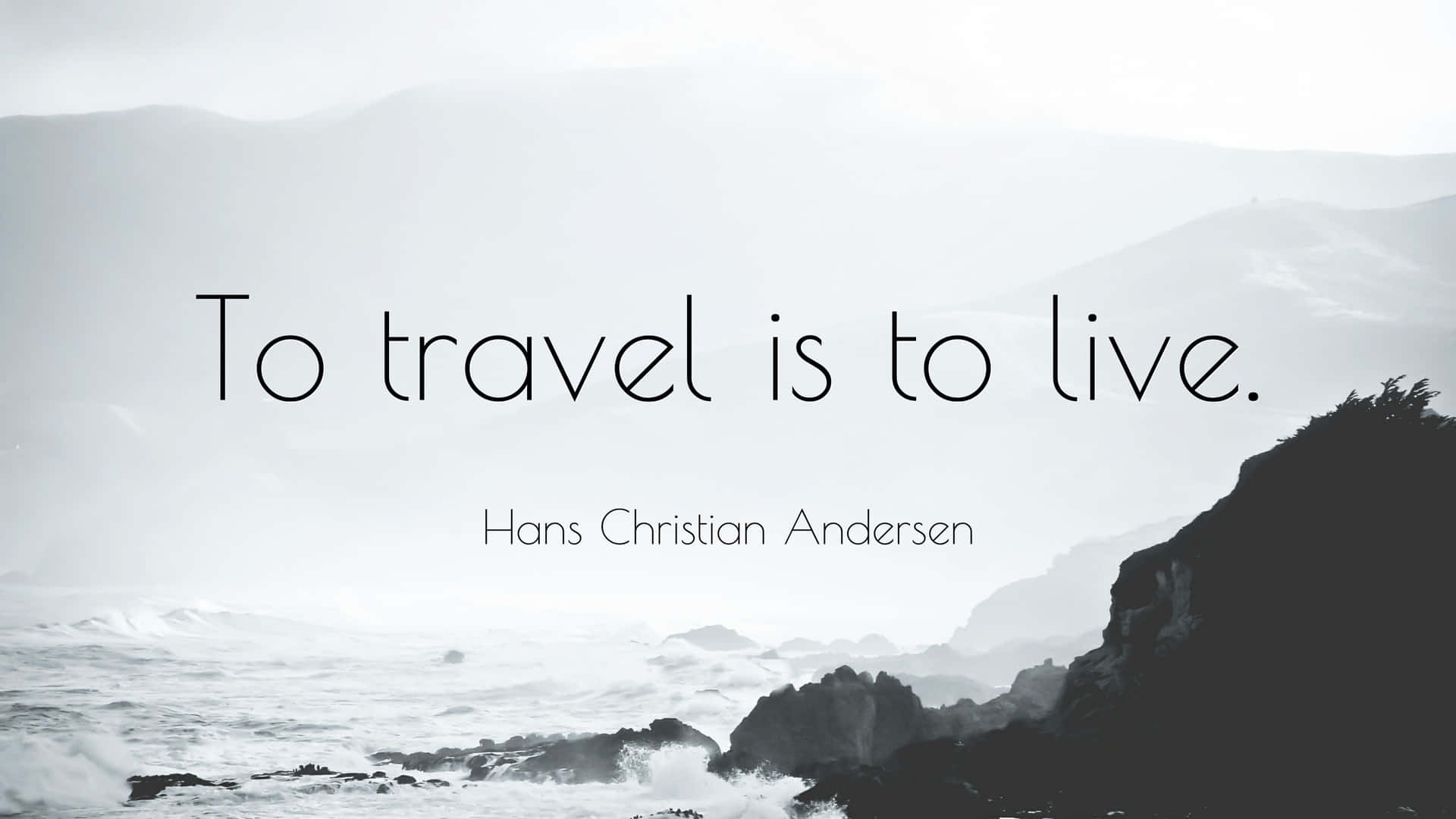 Travel Inspiration Quote Andersen Wallpaper