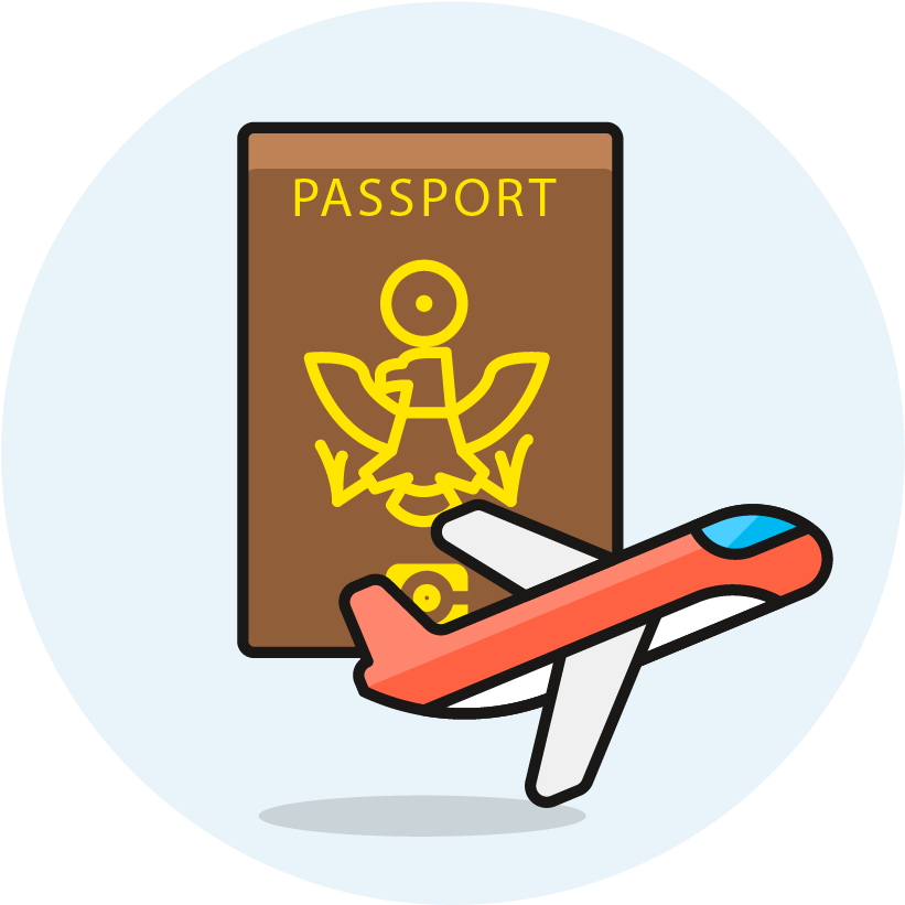 Travel Ready Passportand Airplane PNG