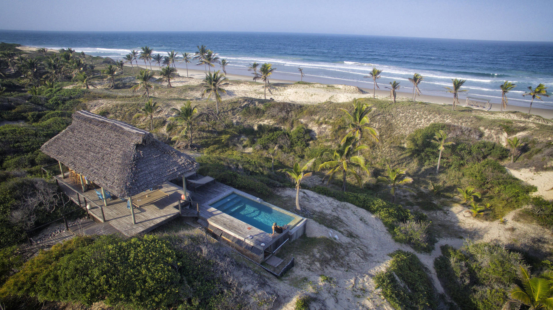 Travessia Beach Lodge Mozambico Sfondo