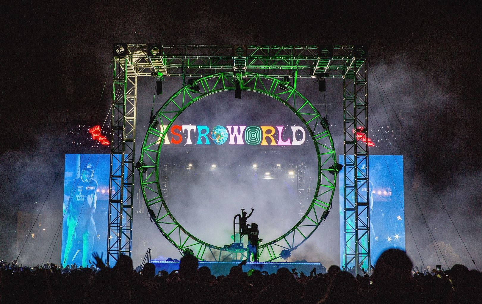 Travis Scott Astroworld Concert Performance Stage Setup