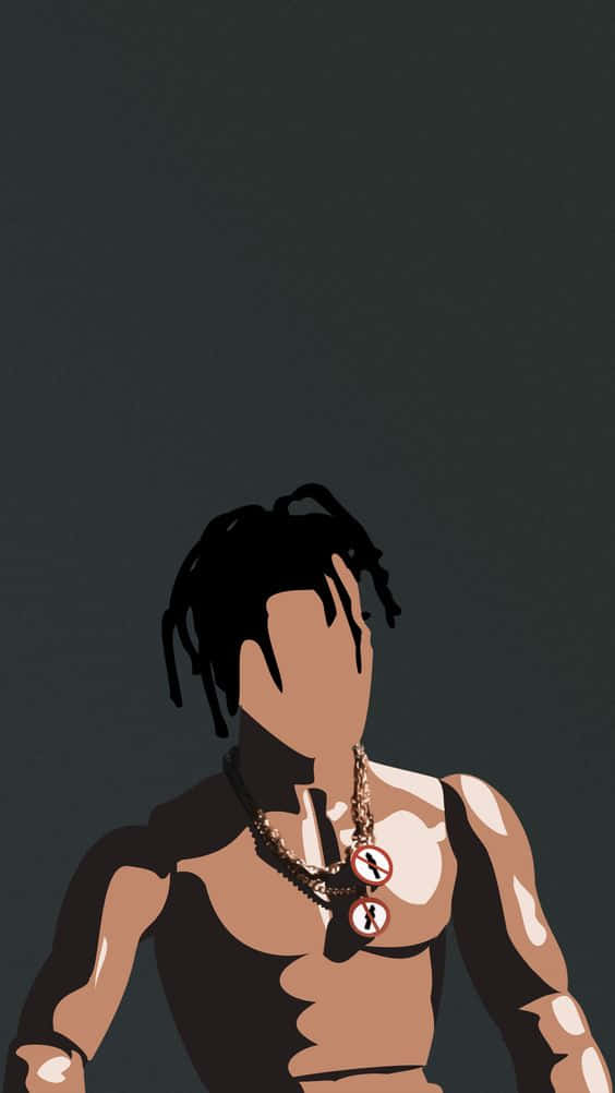 "Travis Scott: Bringing the Heat with his Music and Style" Wallpaper