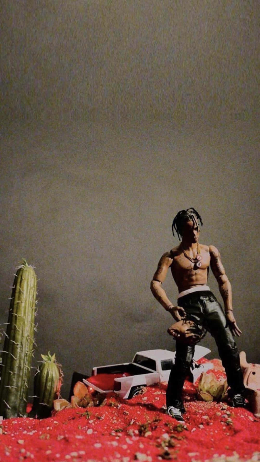 Strut your style with the latest Travis Scott iPhone Wallpaper