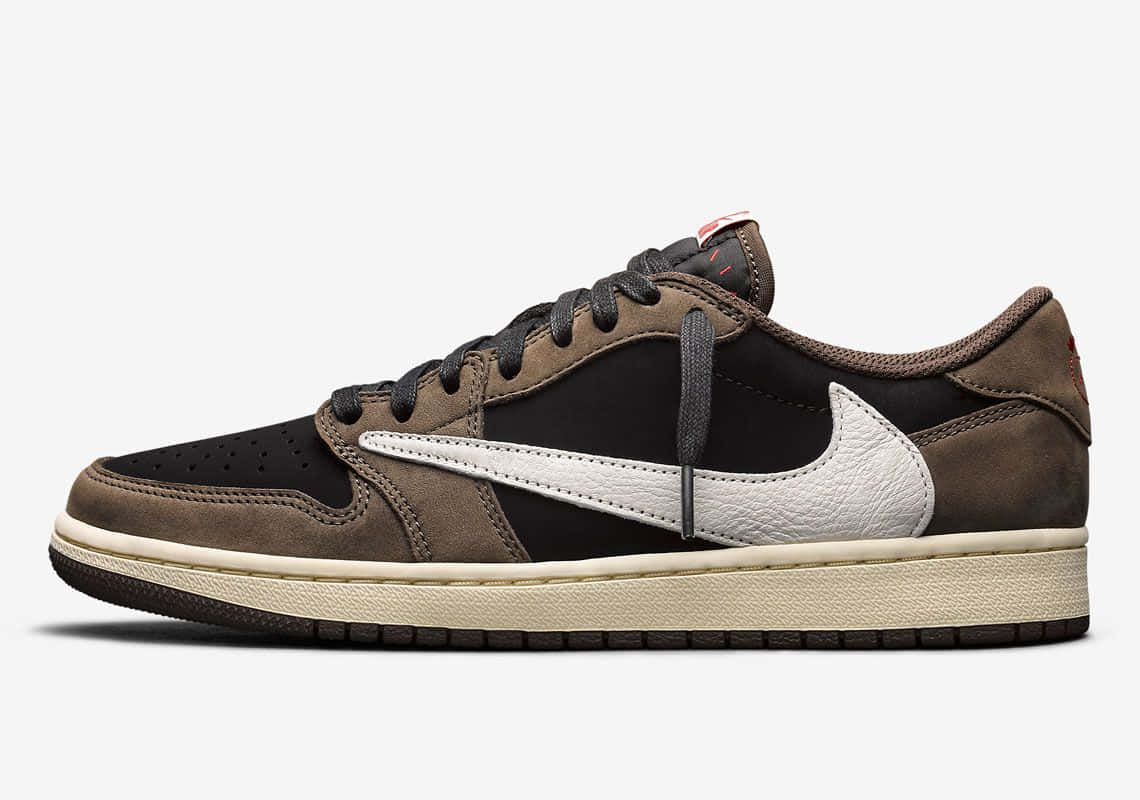 Download Blending style and comfort with the Travis Scott Jordan 1 ...