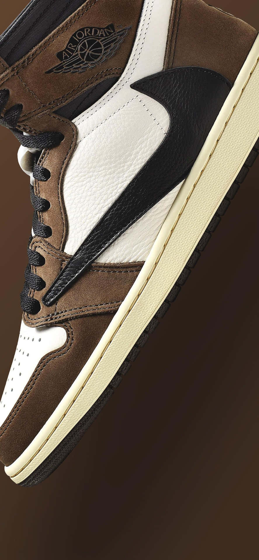 Iconic style and comfort come together in the Travis Scott x Air Jordan 1. Wallpaper